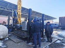 Kazakh Taraz fully hydraulic rope core drilling rig 1000 project