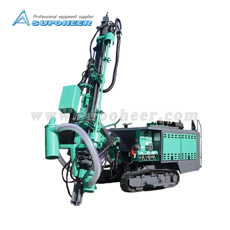 Crawler type hydraulic down hole drilling rig