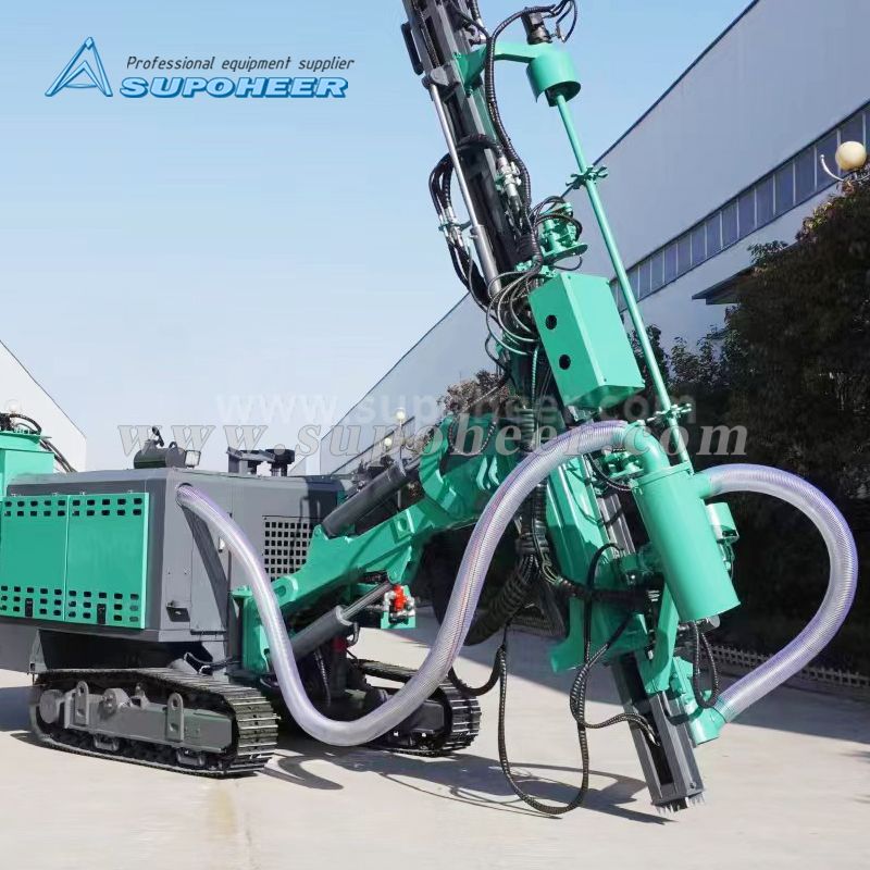 Crawler type hydraulic down hole drilling rig