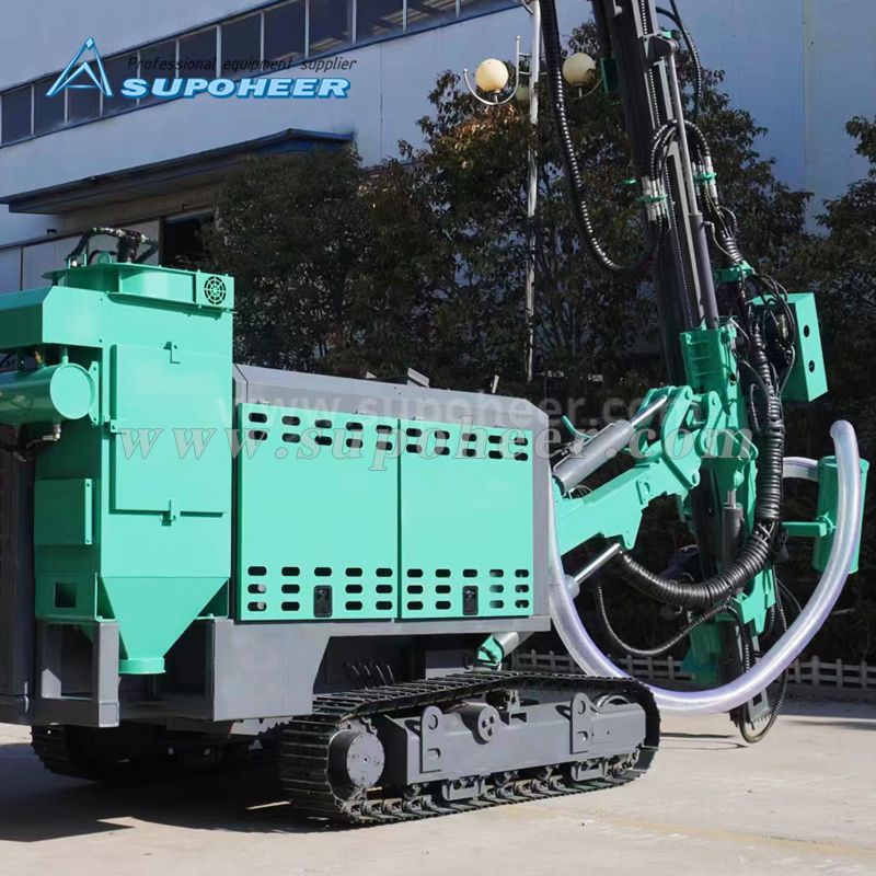 Crawler type hydraulic down hole drilling rig